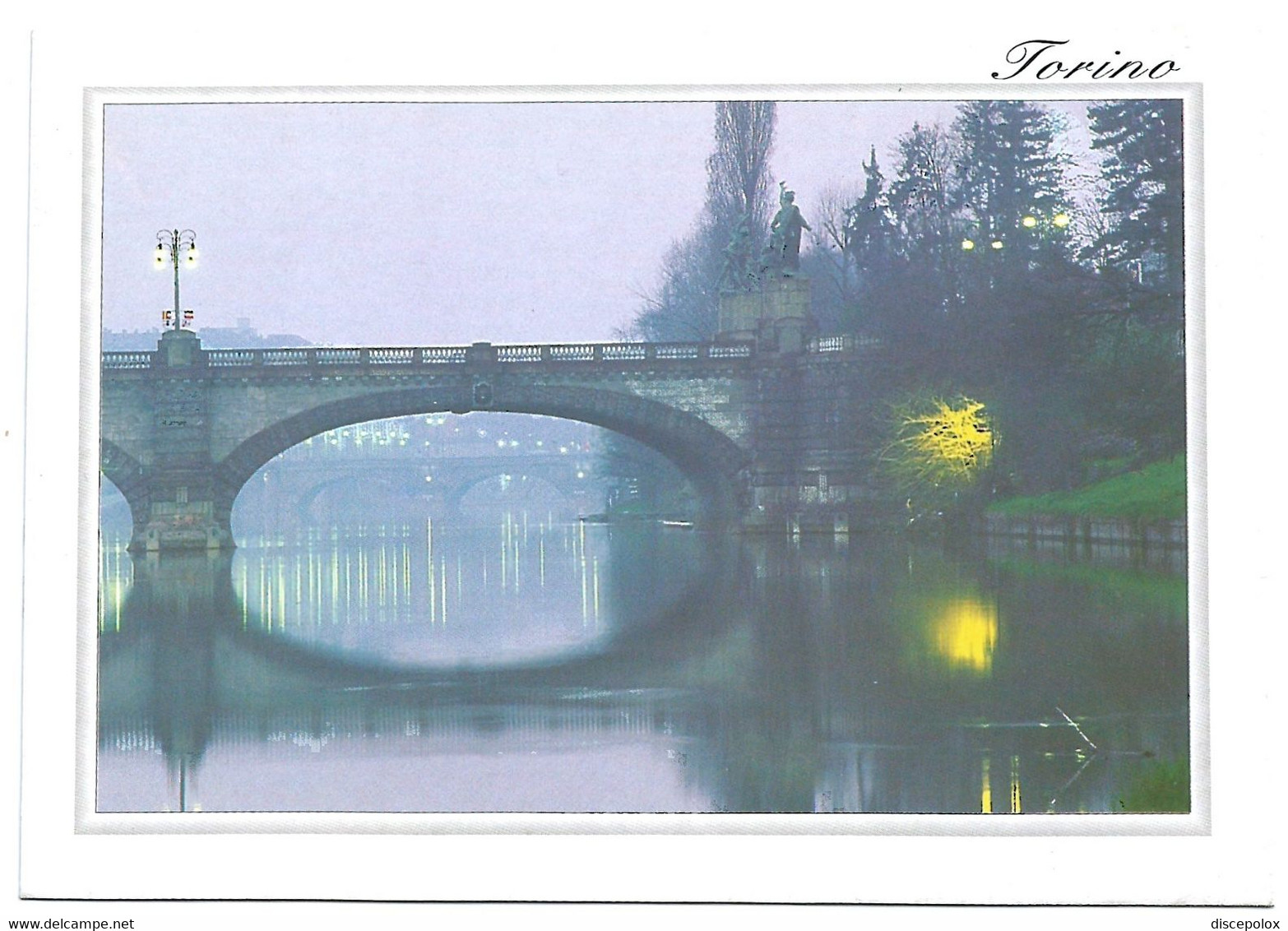 A4907 Torino - Ponte Umberto I - Notturno Notte Nuit Night Nacht Noche / Non Viaggiata - Bruggen