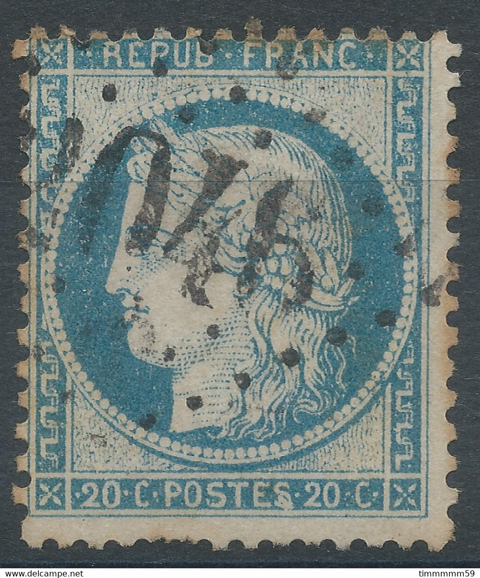 Lot N°60543   Variété/n°37, Oblit GC 2046 Lille, Nord (57), Tache Blanche S De POSTES - 1870 Belagerung Von Paris