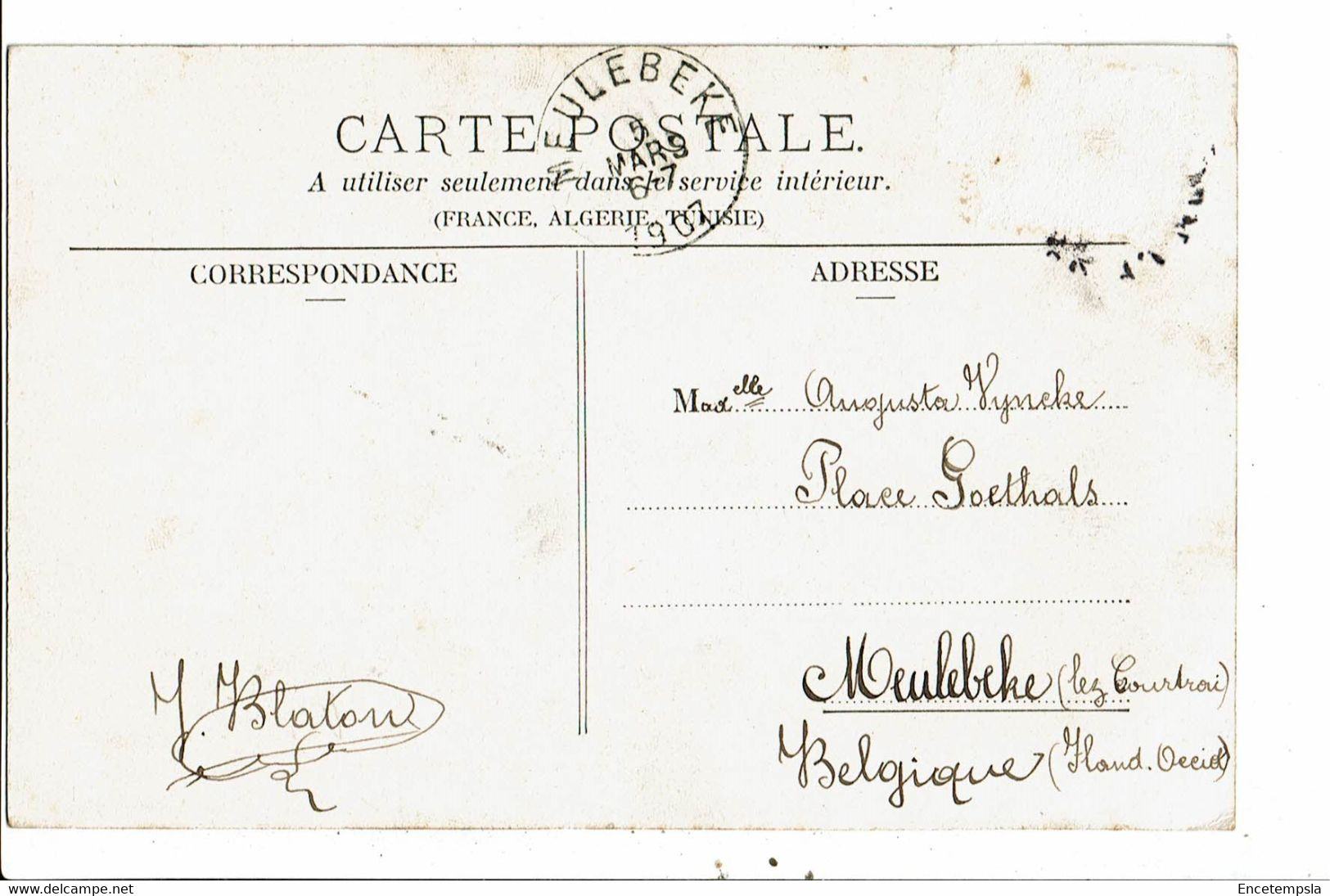 CPA - Carte Postale-France-Lille - Ecole Ozanam Un Coin Du Jardin 1907VM30163 - Lille