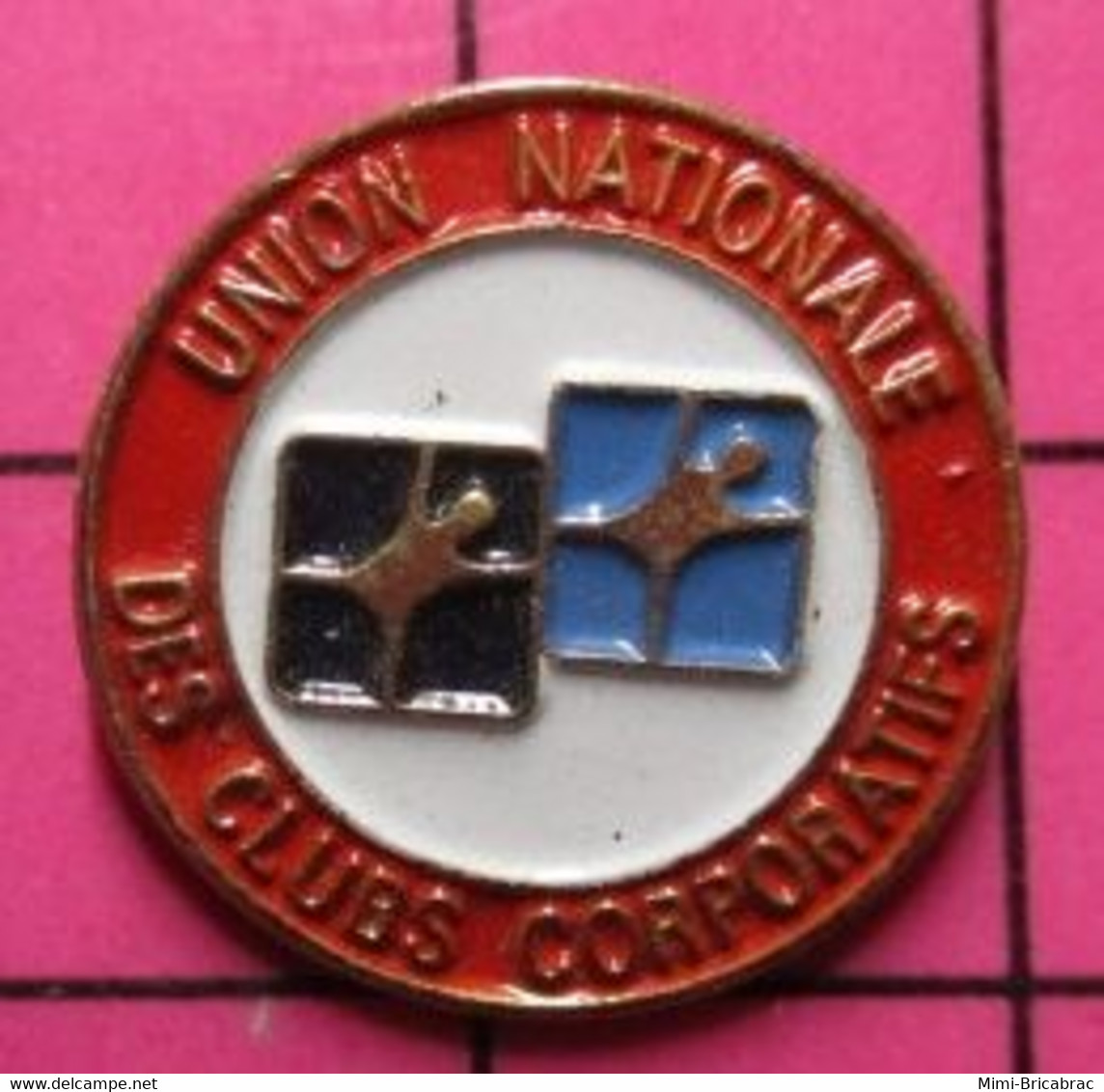 712d Pin's Pins / Beau Et Rare / THEME : SPORTS / UNION NATIONALE DES CLUBS CORPORATIFS - Other & Unclassified