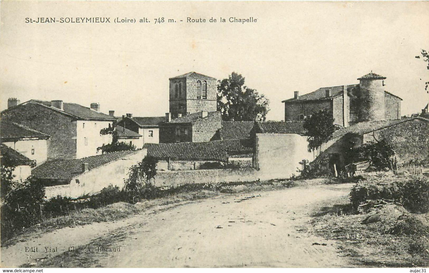 Dép 42 - St Jean Soleymieux - Saint Jean Soleymieux - Route De La Chapelle - état - Saint Jean Soleymieux