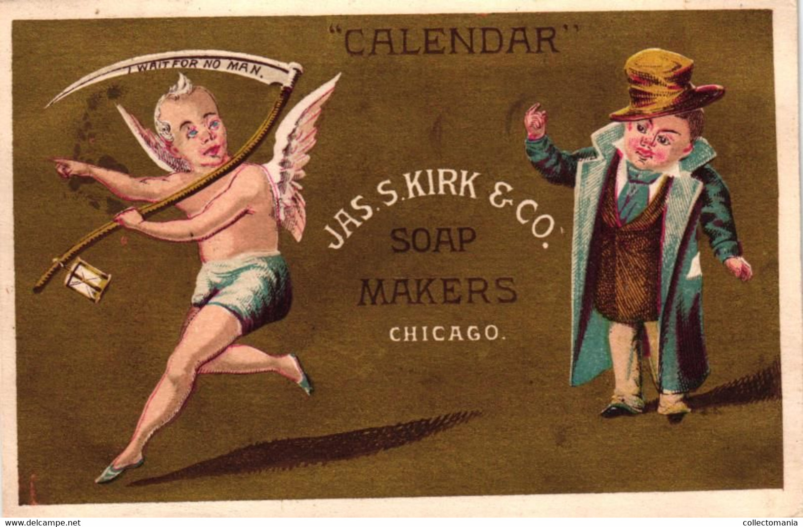 4 Cards Savon Imperial Jas.S. Kirk & C° Soap Makers Chicago White Russian Magnolia Columbia - Andere & Zonder Classificatie