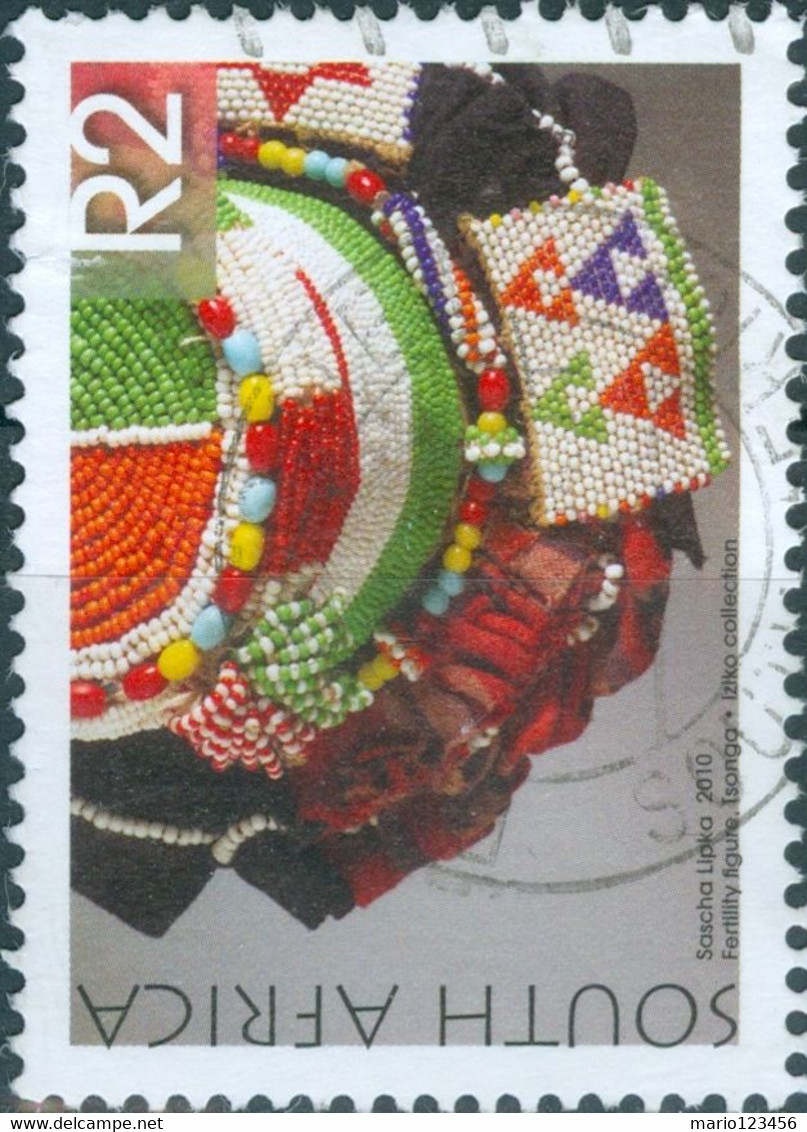 SUD AFRICA, SOUTH AFRICA, ARTE, FERTILITA, 2010, 2 R., FRANCOBOLLO USATO Mi:ZA 2000, Scott:ZA 1429, Yt:ZA 1563 - Gebruikt