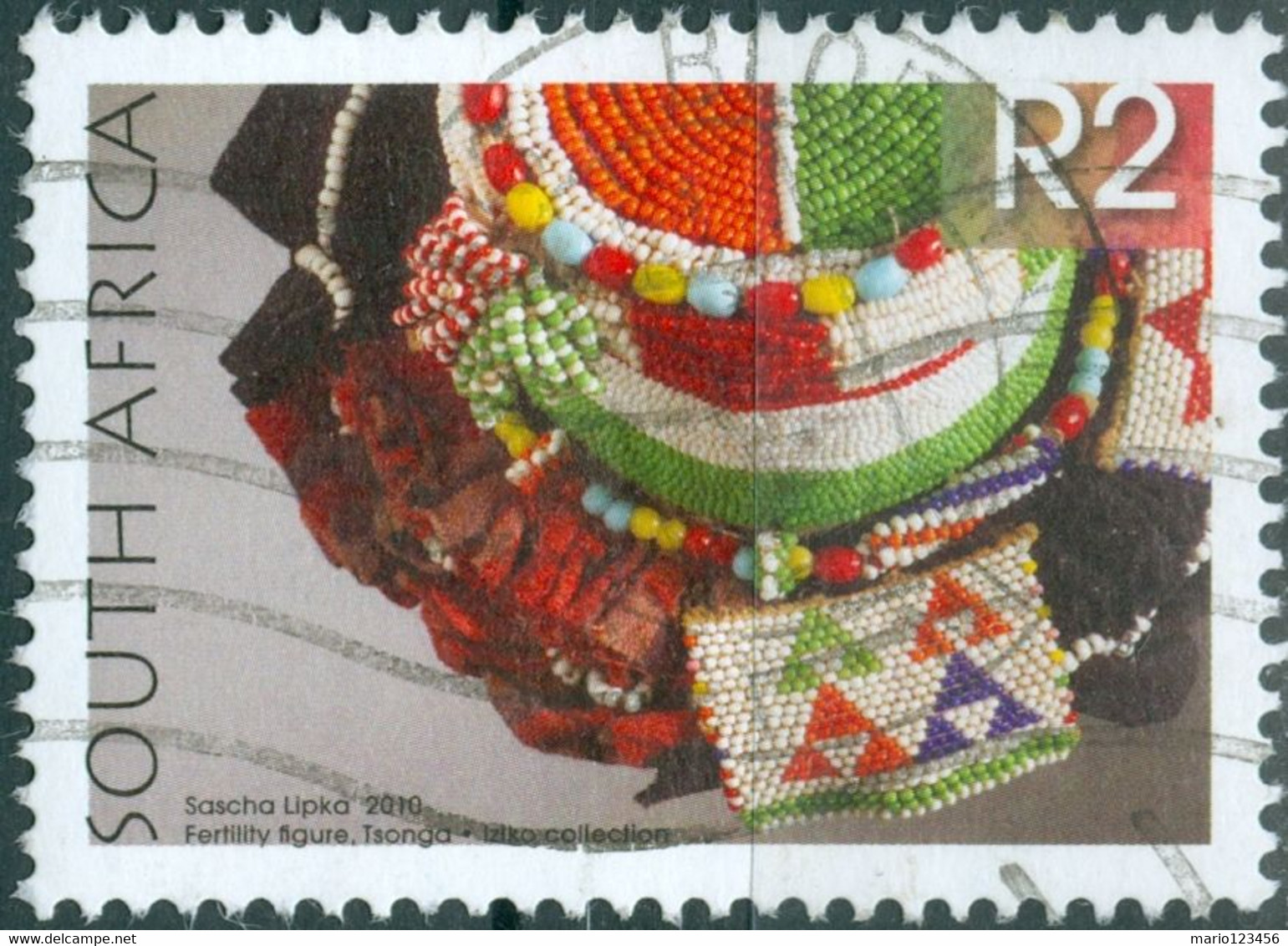 SUD AFRICA, SOUTH AFRICA, ARTE, FERTILITA, 2010, 2 R., FRANCOBOLLO USATO Mi:ZA 2000, Scott:ZA 1429, Yt:ZA 1563 - Gebruikt