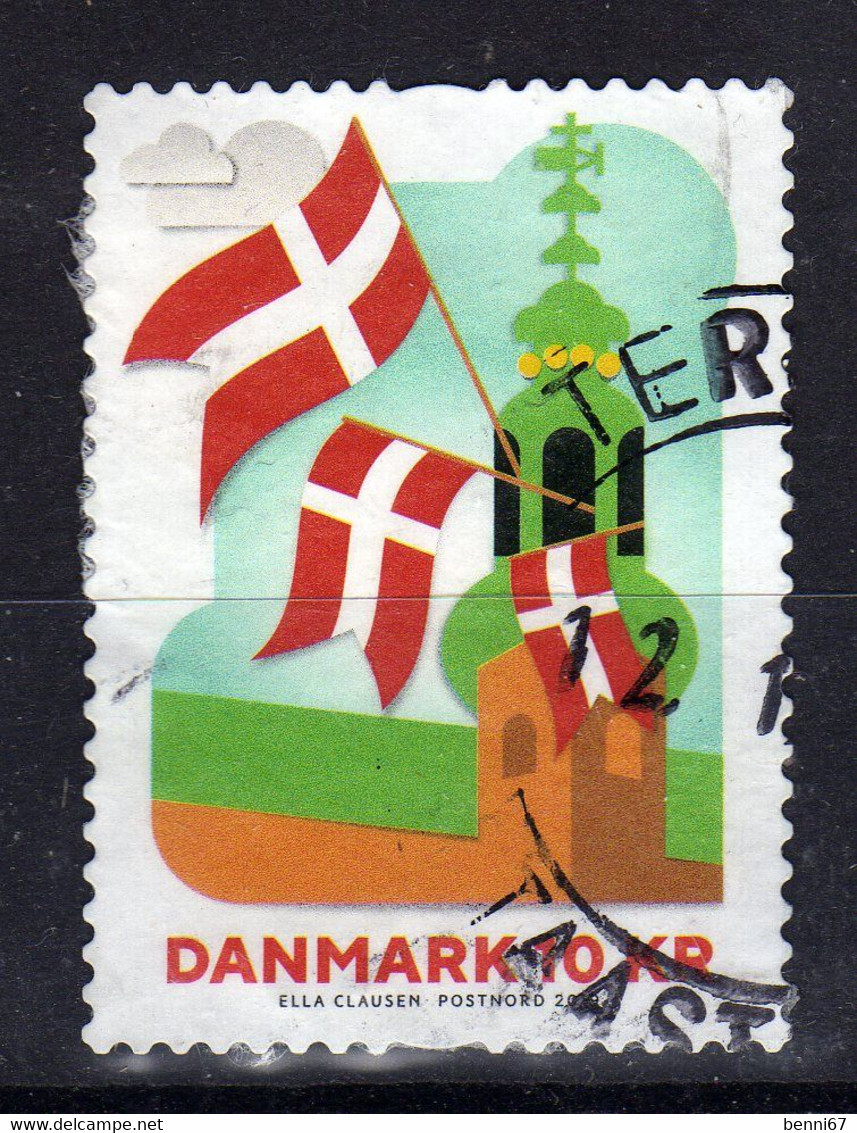 DANEMARK Denmark 2019 Flagg Drapeau Mi 1963 Obl - Otros & Sin Clasificación