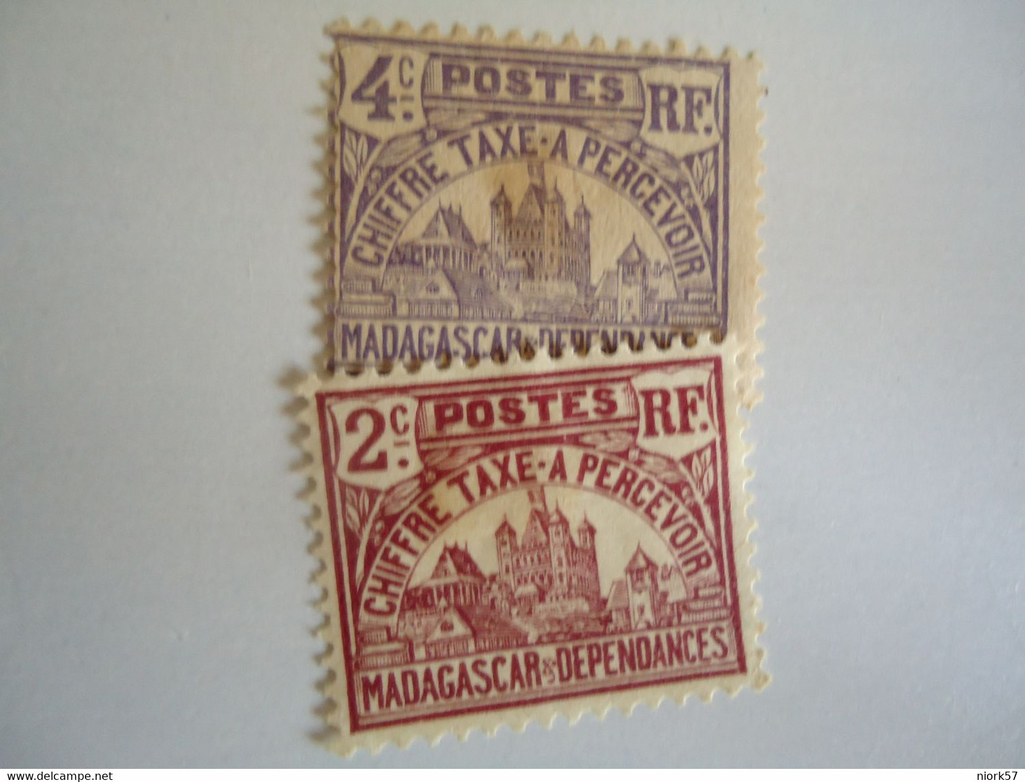 MADAGASCAR   MLN  TAXES  STAMPS - Autres & Non Classés