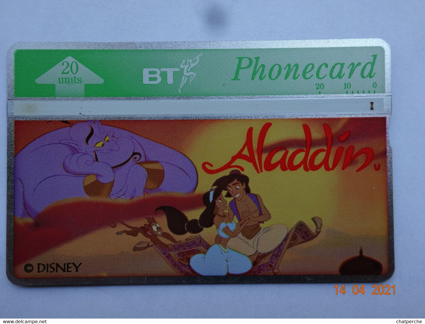 ROYAUME-UNI TÉLÉCARTE PHONE CARD TELECARD TARJETA TELEFÓNICA CINÉMA FILM LOT 3 TÉLÉCARTES FILM ALADIN DISNEY - Sammlungen