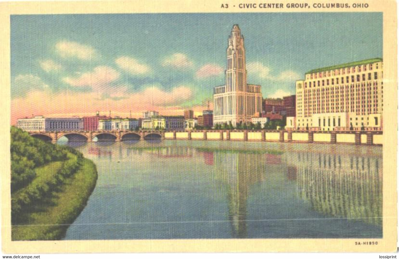 USA:Ohio, Columbus, Civic Center Group, Pre 1940 - Columbus