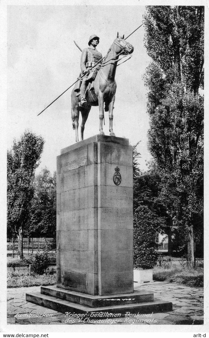 DC2678 - Schöne Ak Zweibrücken Denkmal - Zweibruecken