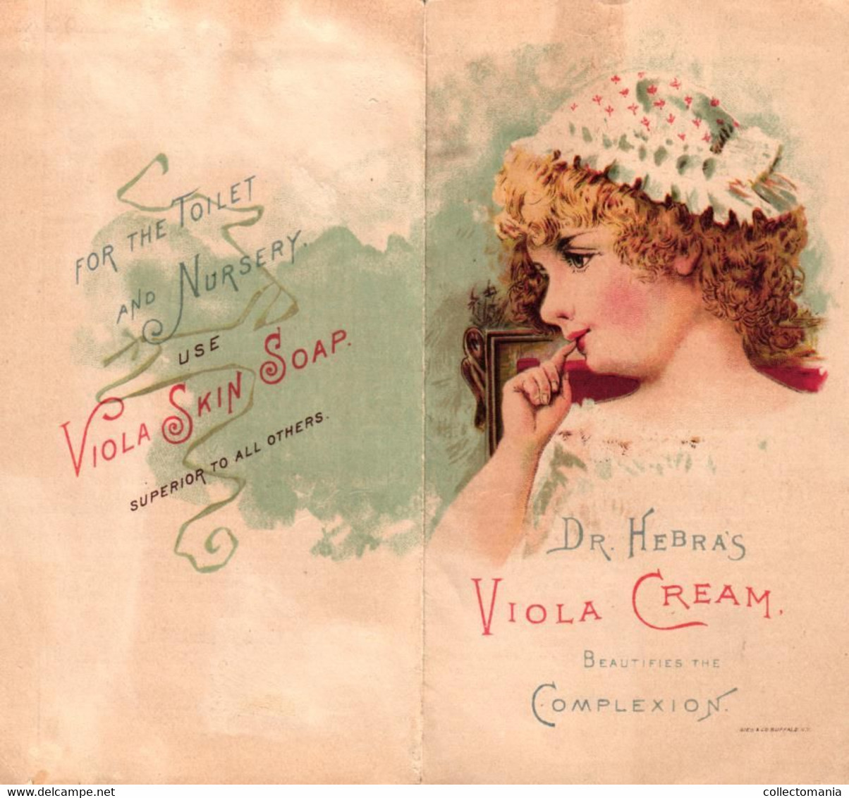 1 Card Folder Dr. Hebra's Viola Cream - Sonstige & Ohne Zuordnung