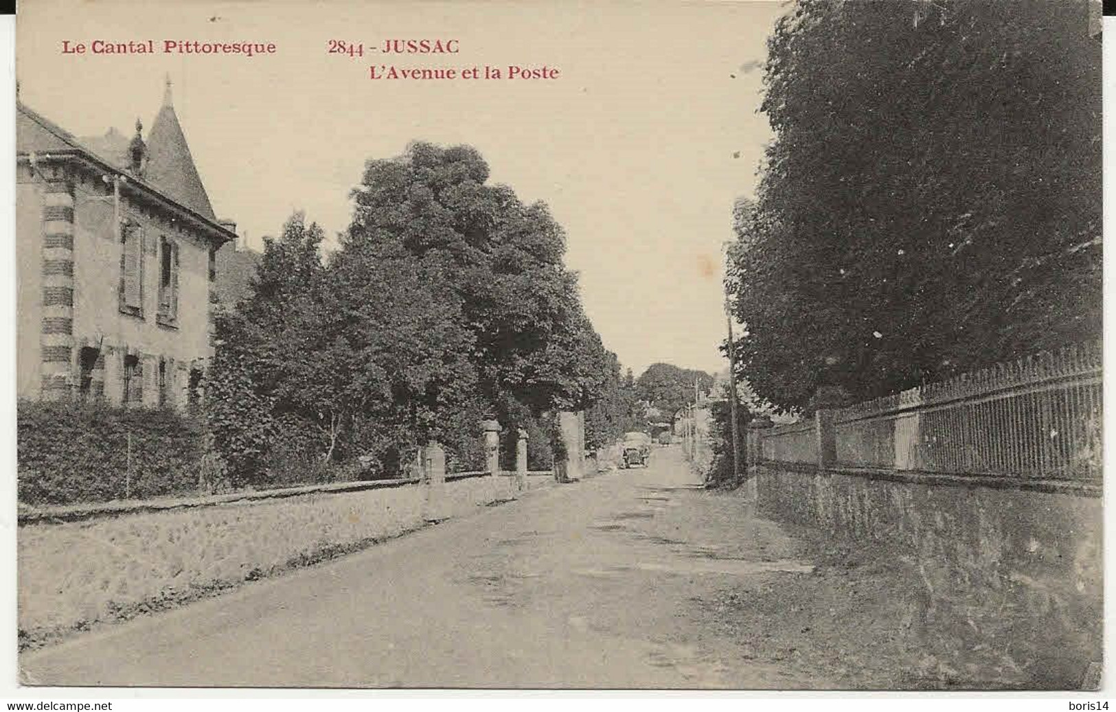 15- 80437    JUSSAC   -   AVENUE DE LA POSTE - Jussac