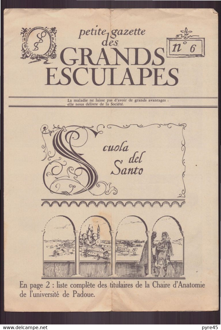 Petite Gazette Des Grands Esculapes, N° 7, 1950 - Medicina & Salud