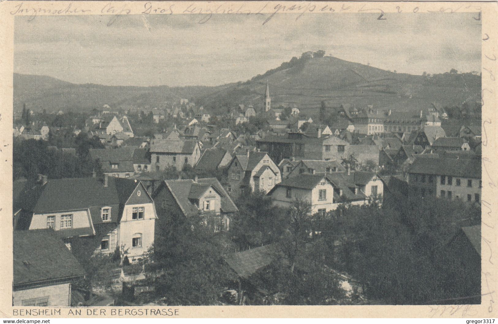 3123) BENSHEIM An Der Bergstraße - Tolle HAUS DETAILS Alt !! 03.03.1922 !! - Bensheim