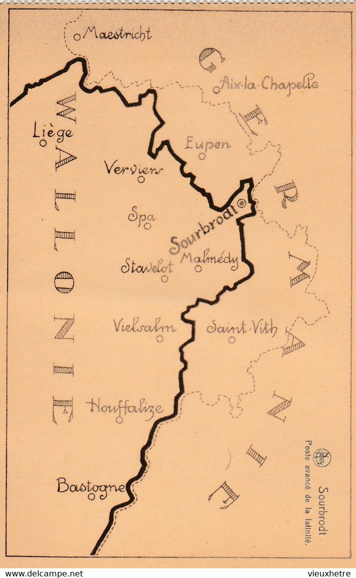 Région Waimes Malmedy Elsenborn   SOURBRODT - Weismes