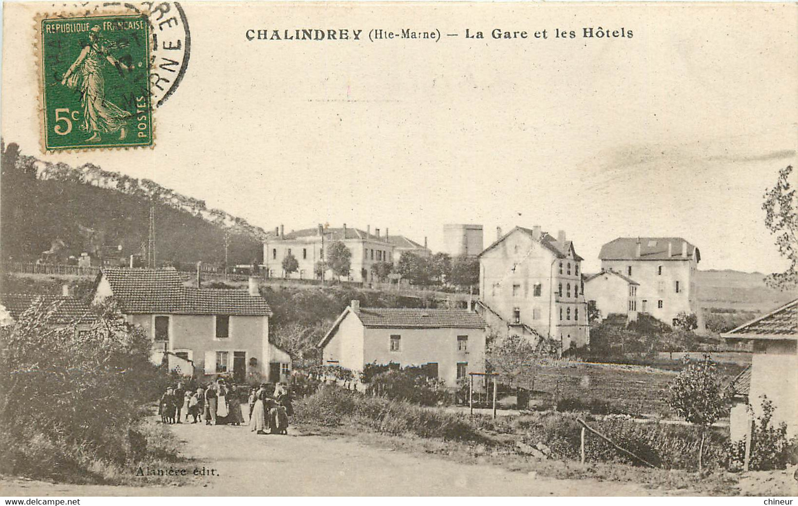 CHALINDREY LA GARE ET LES HOTELS - Chalindrey