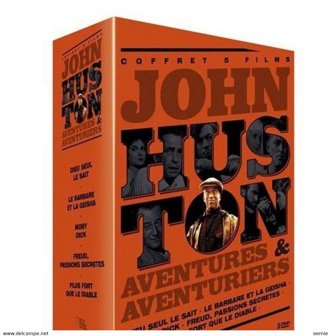 PROMO  DVD  °°  5 DVD  Coffret De  John Huston - Verzamelingen, Voorwerpen En Reeksen
