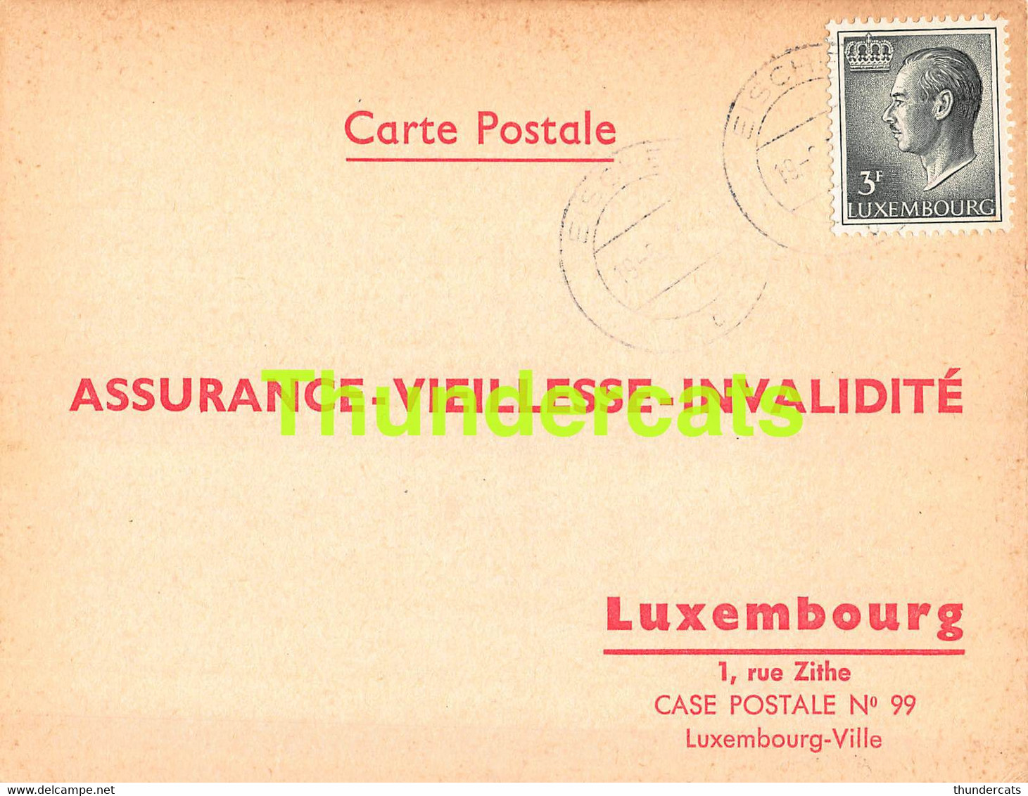 ASSURANCE VIEILLESSE INVALIDITE LUXEMBOURG 1973 EISCHEN WELSCHER MORIS - Briefe U. Dokumente