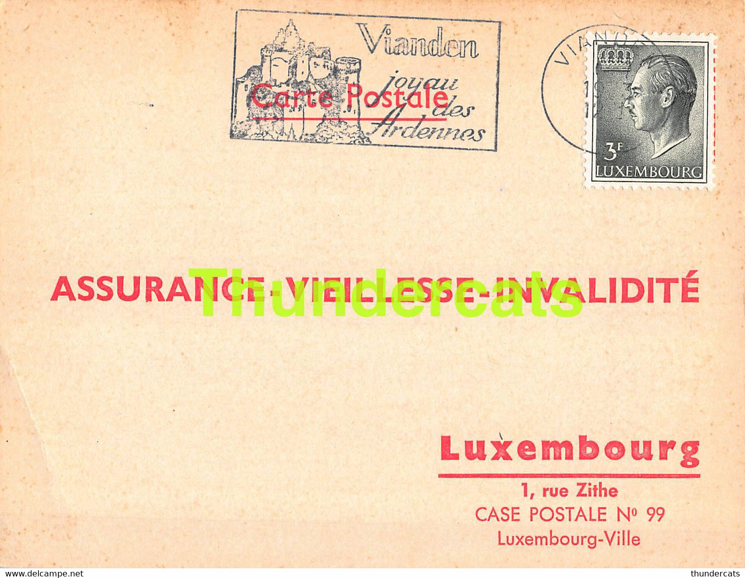 ASSURANCE VIEILLESSE INVALIDITE LUXEMBOURG 1973 VIANDEN THILL REDING - Briefe U. Dokumente