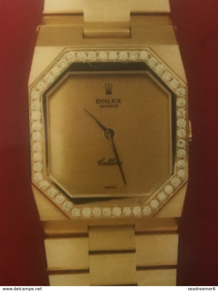 Rolex (Céllini) Mecanisme Complet En Parfait état De Marche, Avec Son Verre Et Ses Vis... - Horloge: Luxe