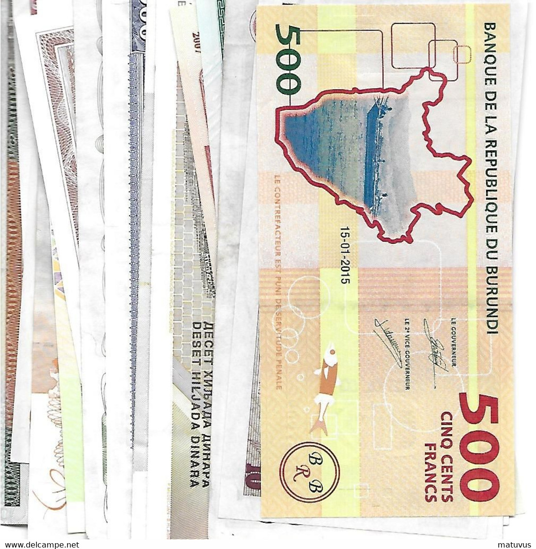 40 BILLETS UNC - Kilowaar - Bankbiljetten