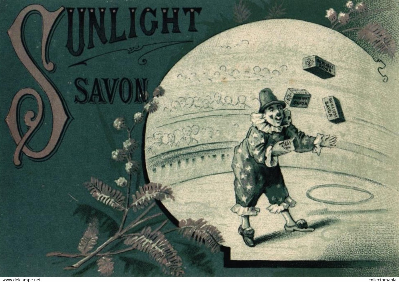 6 Cards Sunlight Zeep Savon   Lith. De Wolf Frères & Cammaert - Sonstige & Ohne Zuordnung