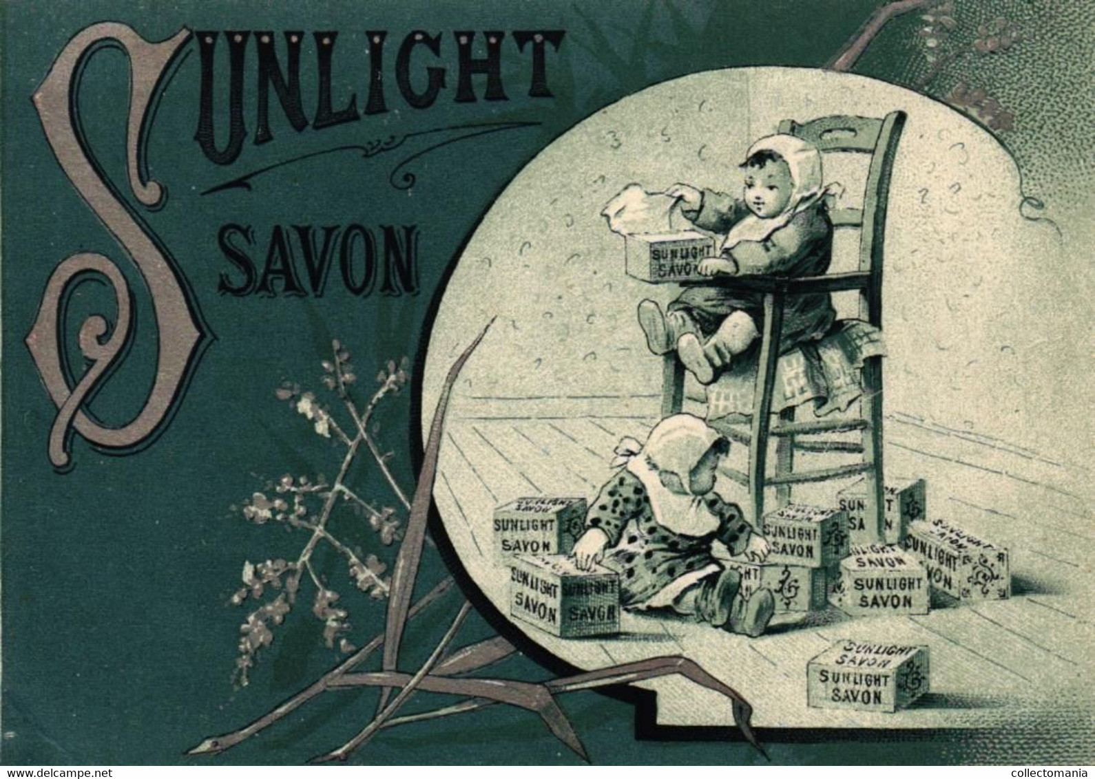 6 Cards Sunlight Zeep Savon   Lith. De Wolf Frères & Cammaert - Autres & Non Classés