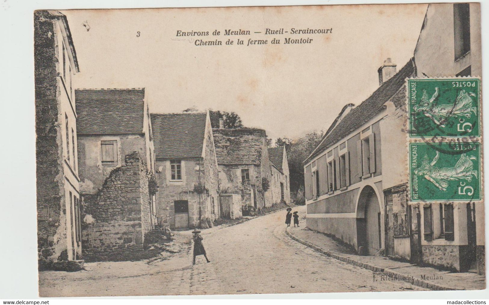 Reuil - Seraincourt  (95 - Val D'Oise) Chemin De La Ferme Du Montoir - Seraincourt