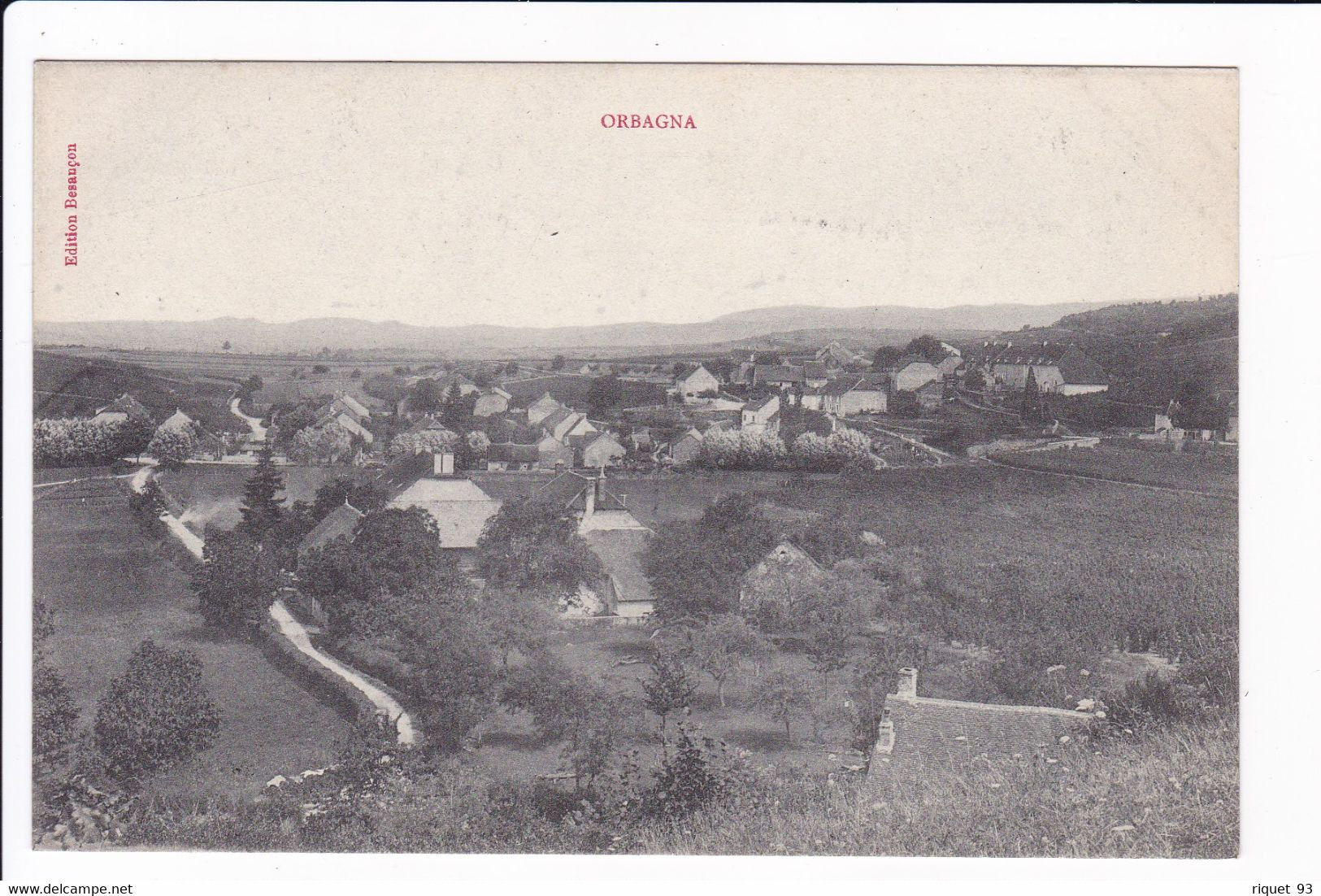 ORBAGNA  (vue Générale) - Other & Unclassified