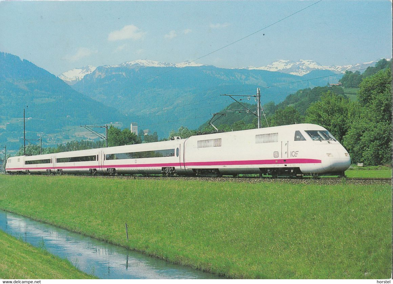 Schweiz - 7320 Sargans - DB - ICE 1 - Eisenbahn - ET 410 Bei Sagans - Train - Railway - Sargans