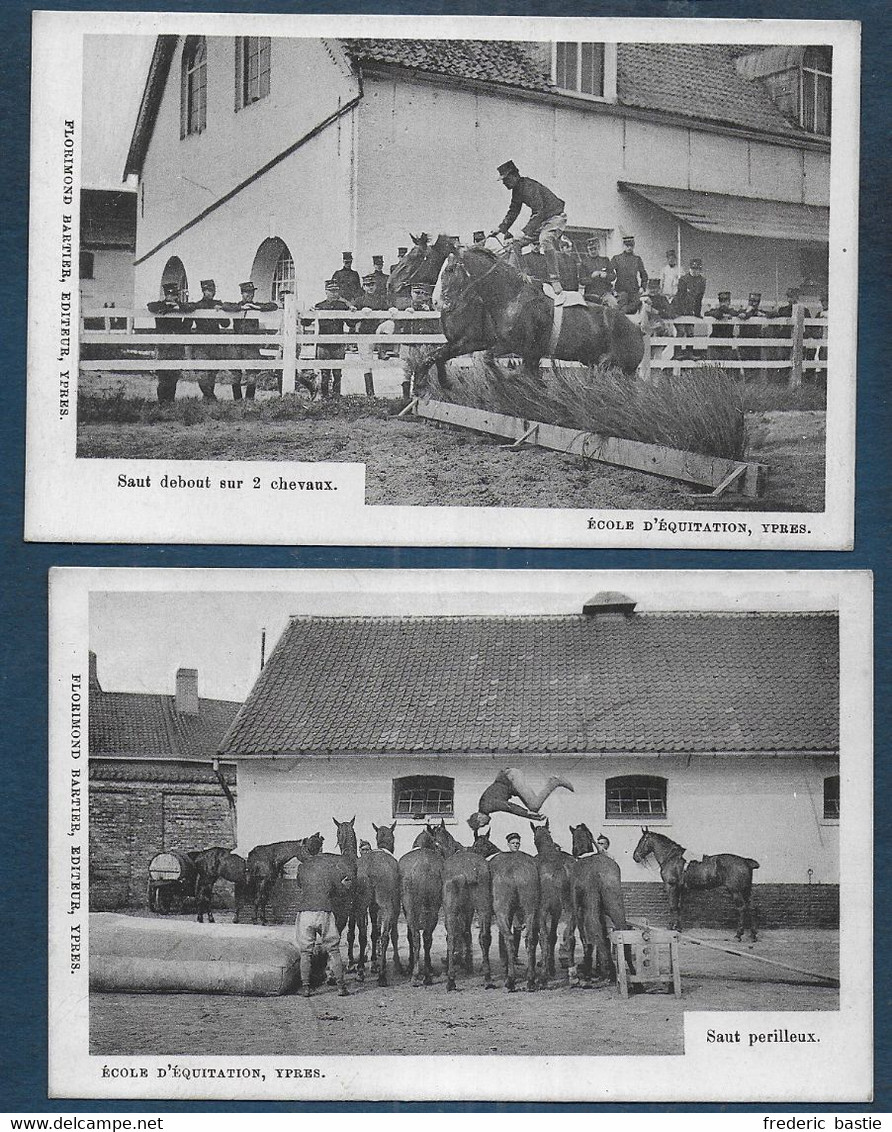 YPRES - Ecole D' Equitation - 12 Cartes - Ieper