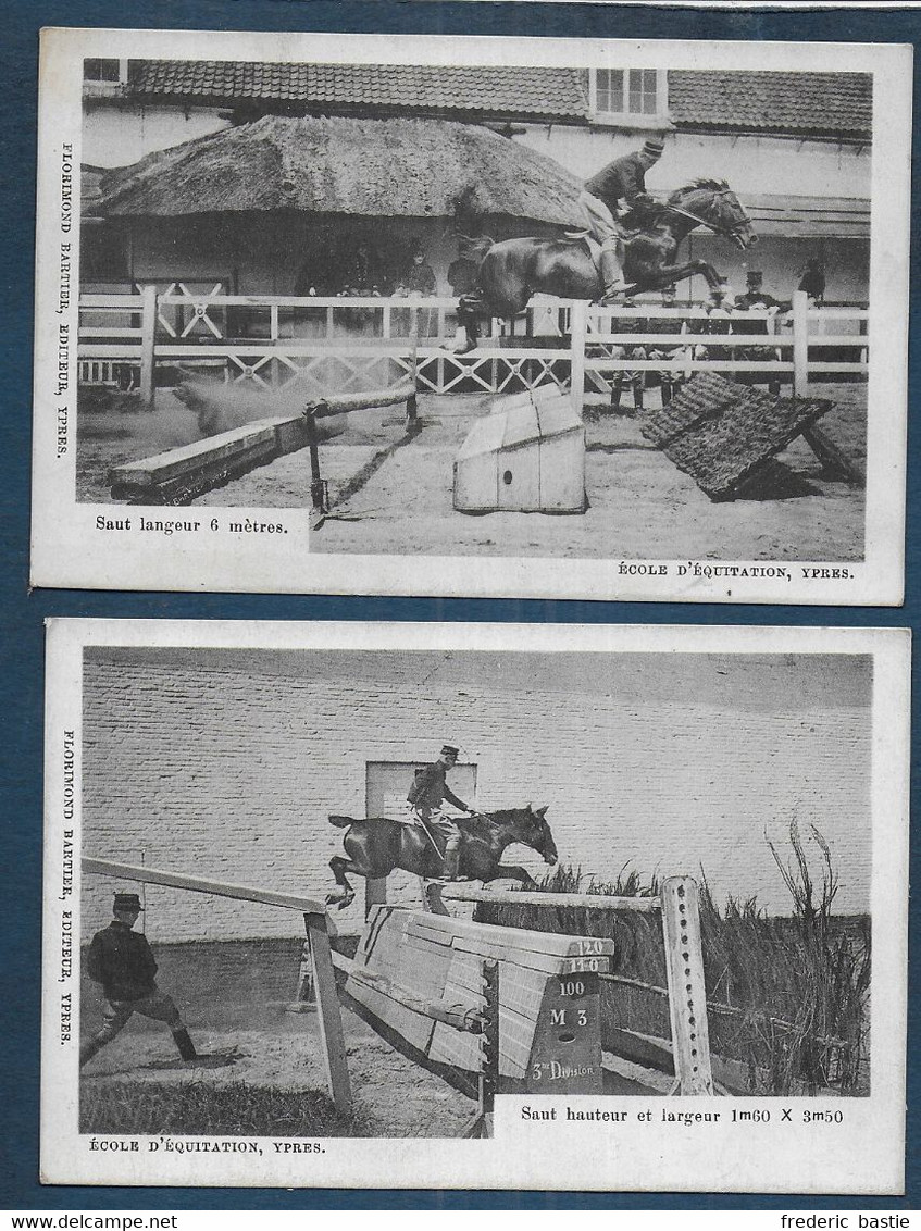 YPRES - Ecole D' Equitation - 12 Cartes - Ieper