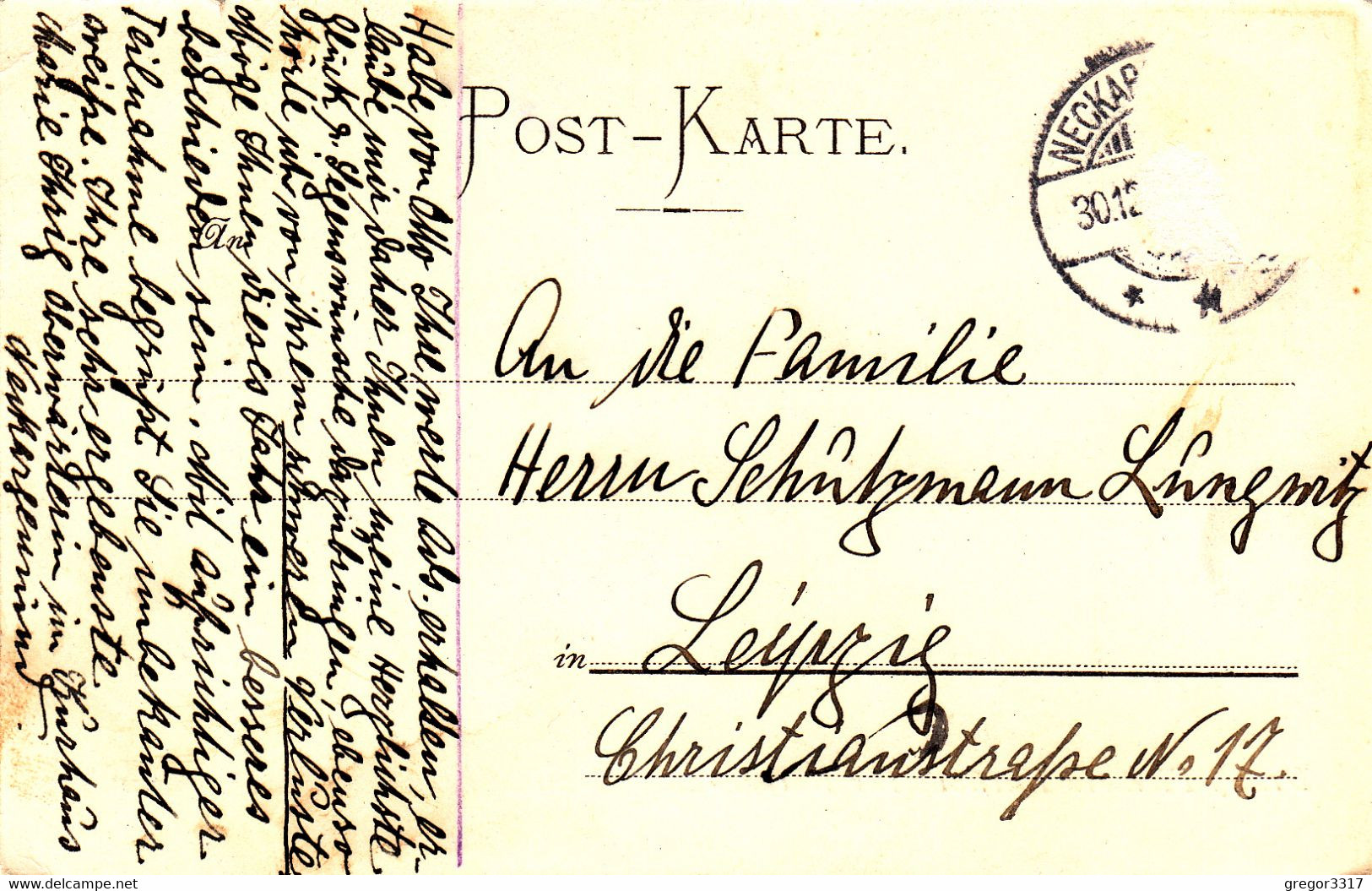3165) NECKARGEMÜND - Dr. R. Fischers Kurhaus Für Nerven- Und Gemütskranke - S/W LITHO 1905 - Neckargemünd