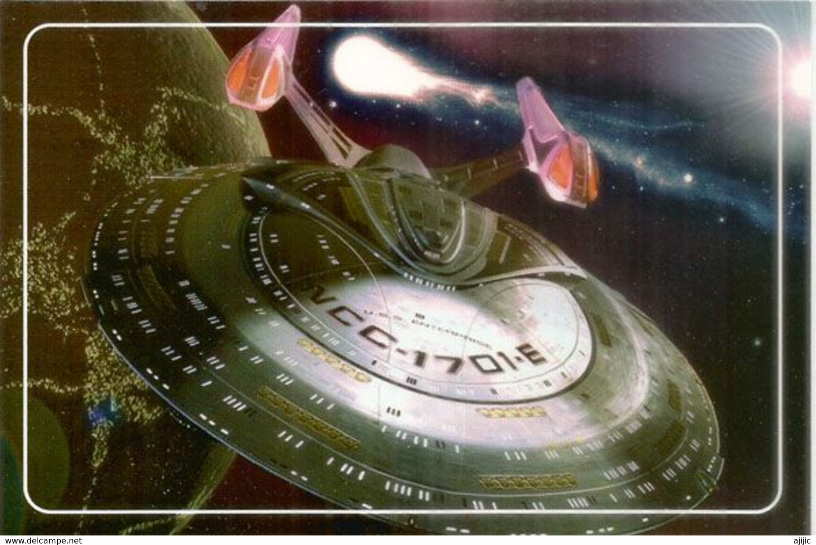 Star Trek Enterprise NCC-1701-E Electronic Starship. Postcard From Russia. - Astronomie