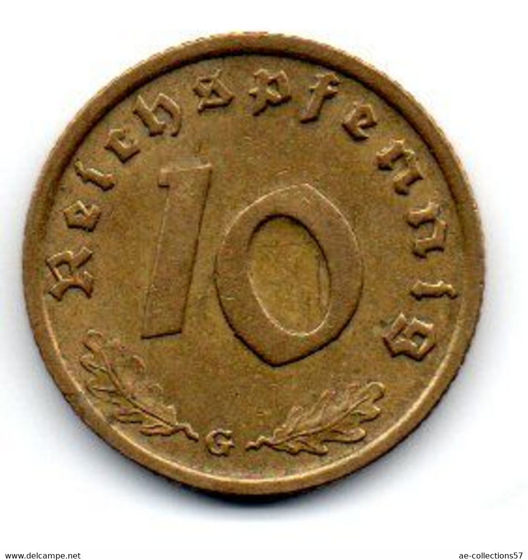 Allemagne -  10 Reichspfennig 1937 G TTB+ - 10 Reichspfennig