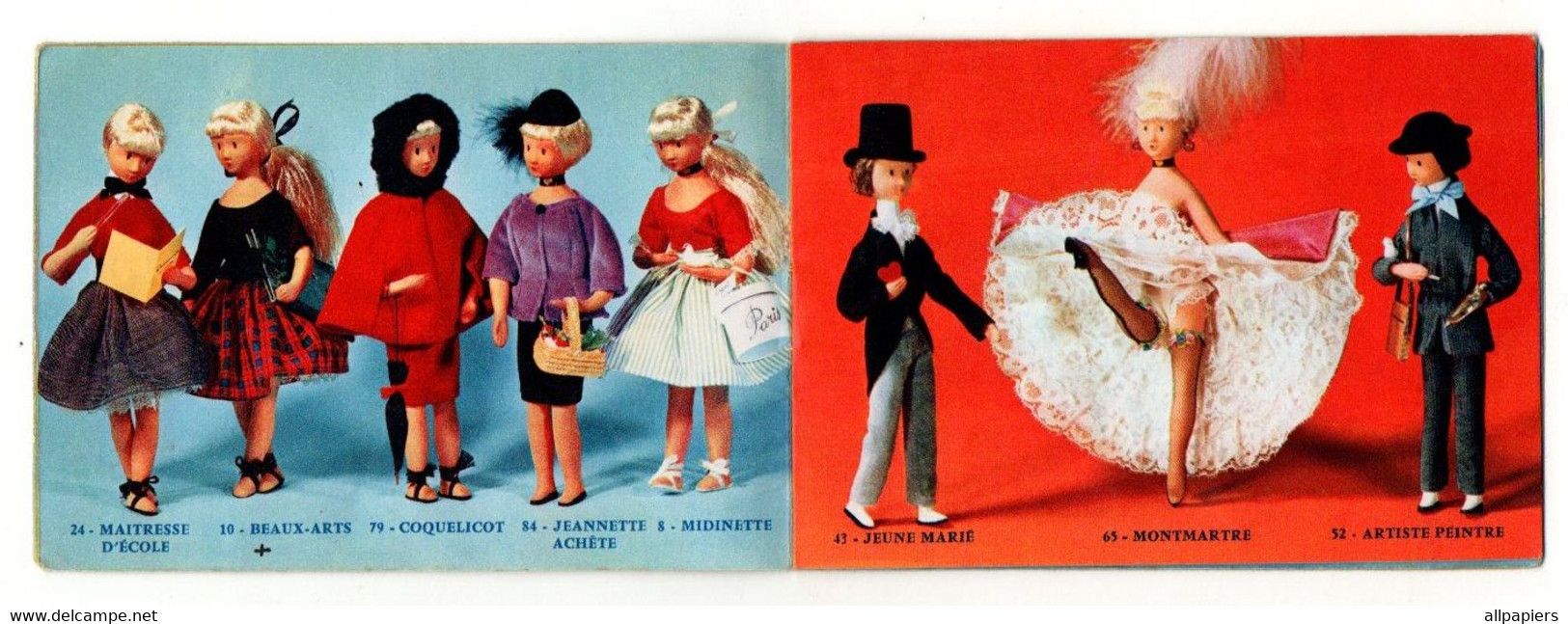 Petit Catalogue Les Poupées Peynet Dolls - Format : 11.5x8 cm - Sonstige & Ohne Zuordnung