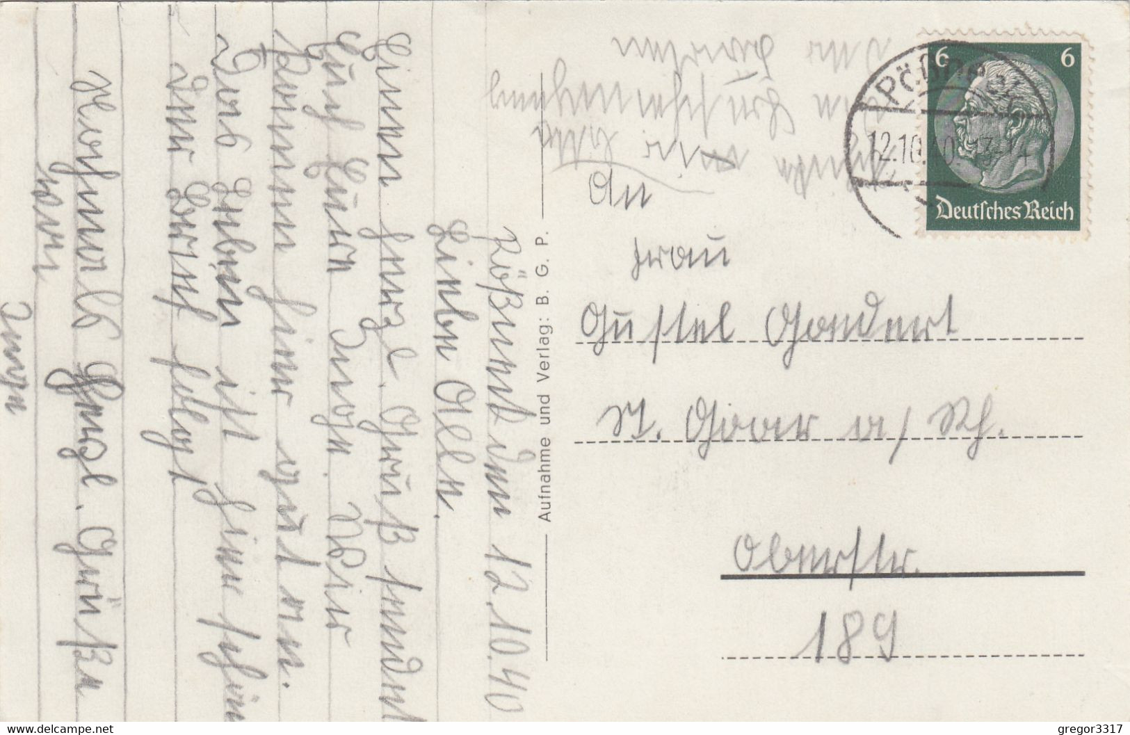 3185) GRUSS Aus PÖßNECK - Walderholungsheim - Tolle Sehr Alte AK !! DETAILS - 12.10.1940 - Poessneck