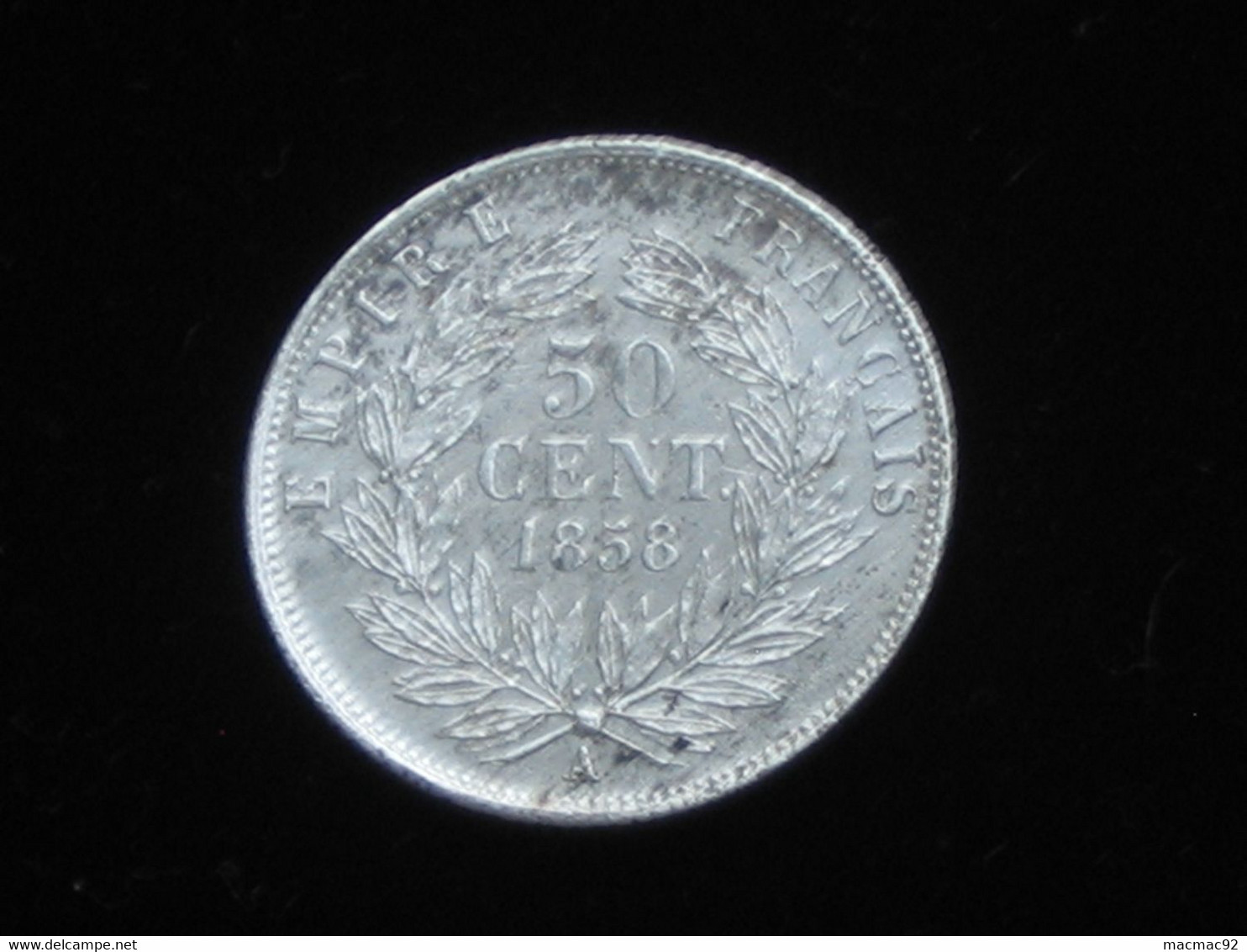 50 Centimes 1858 A NAPOLEON III  Tête Nue   ***** EN ACHAT IMMEDIAT **** - 50 Centimes