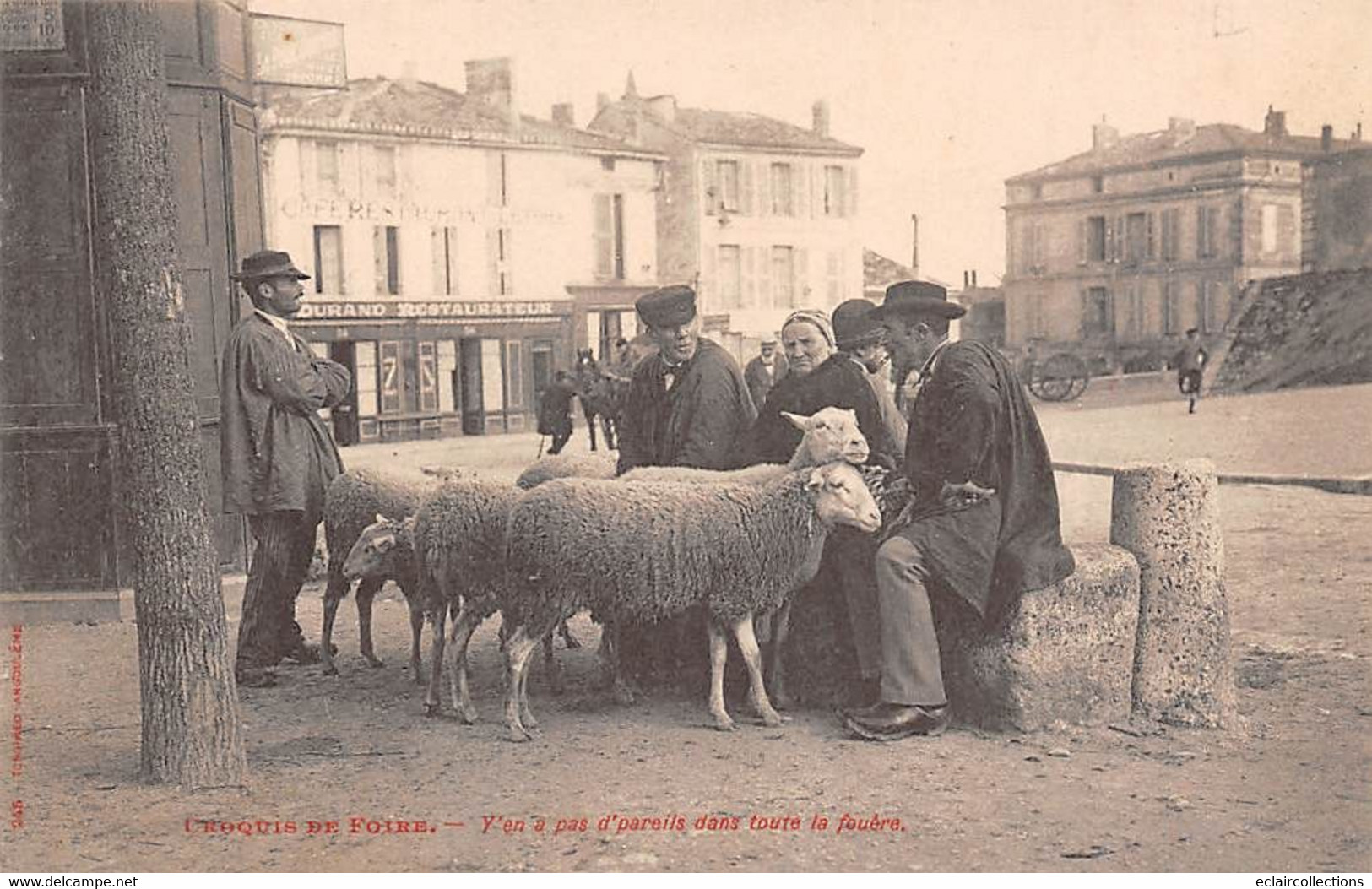 Angoulême         16       Croquis De Foire . Y'a Pas D'pareil Dans Toute La Fouère     (voir Scan) - Angouleme