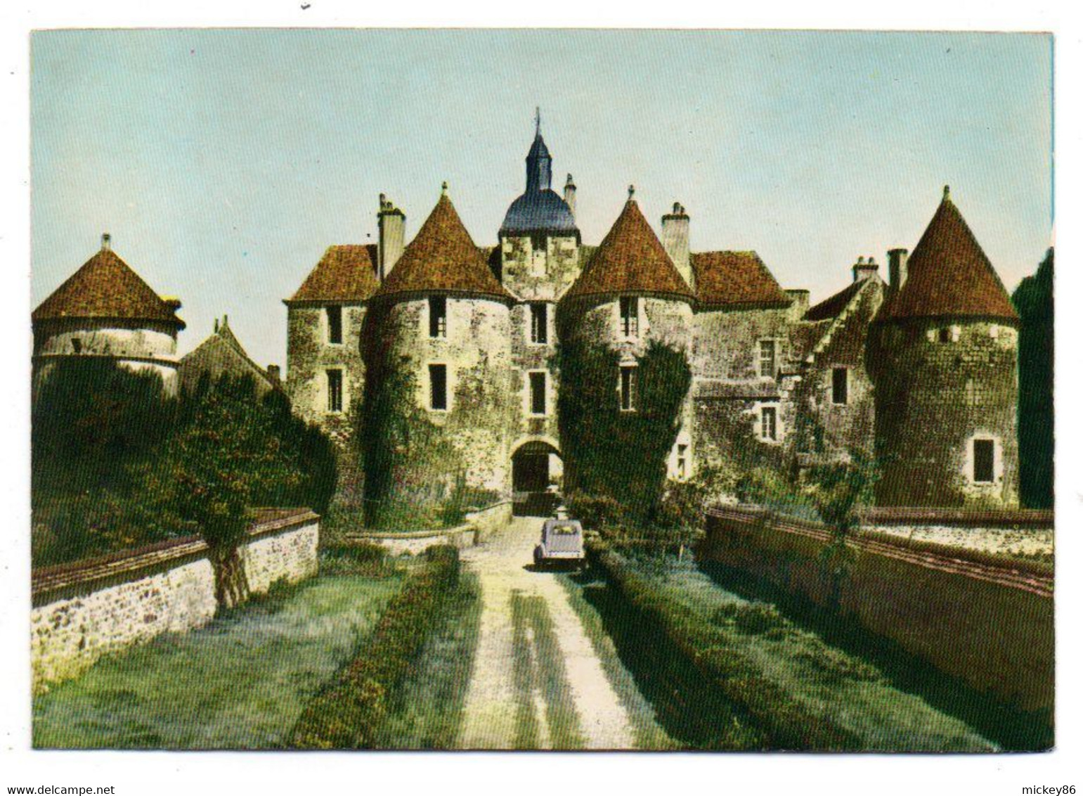 SAINT AMAND EN PUISAYE-- 1967 -- Chateau De Ratilly (voiture Citroen 2CV)..beau Cachet DAMPIERRE SOUS BOUHY-58..à Saisir - Saint-Amand-en-Puisaye