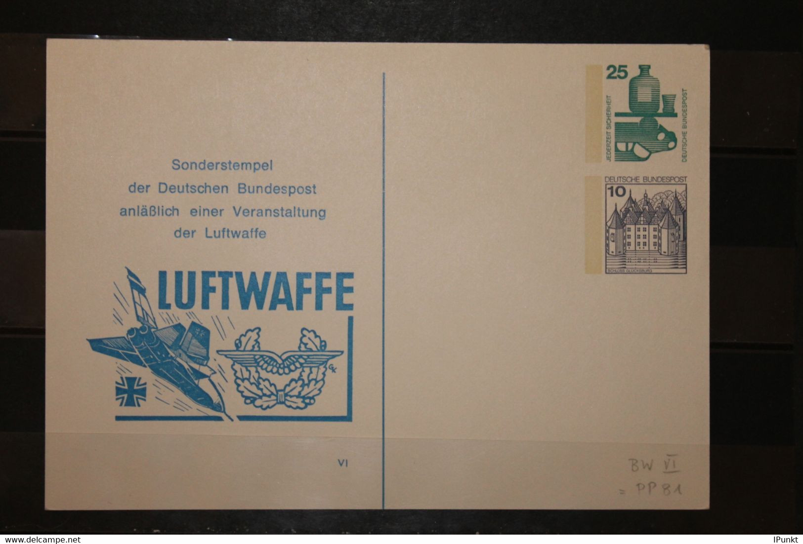 Deutschland, Veranstaltung Der Luftwaffe; PP81; BW VI - Private Postcards - Mint