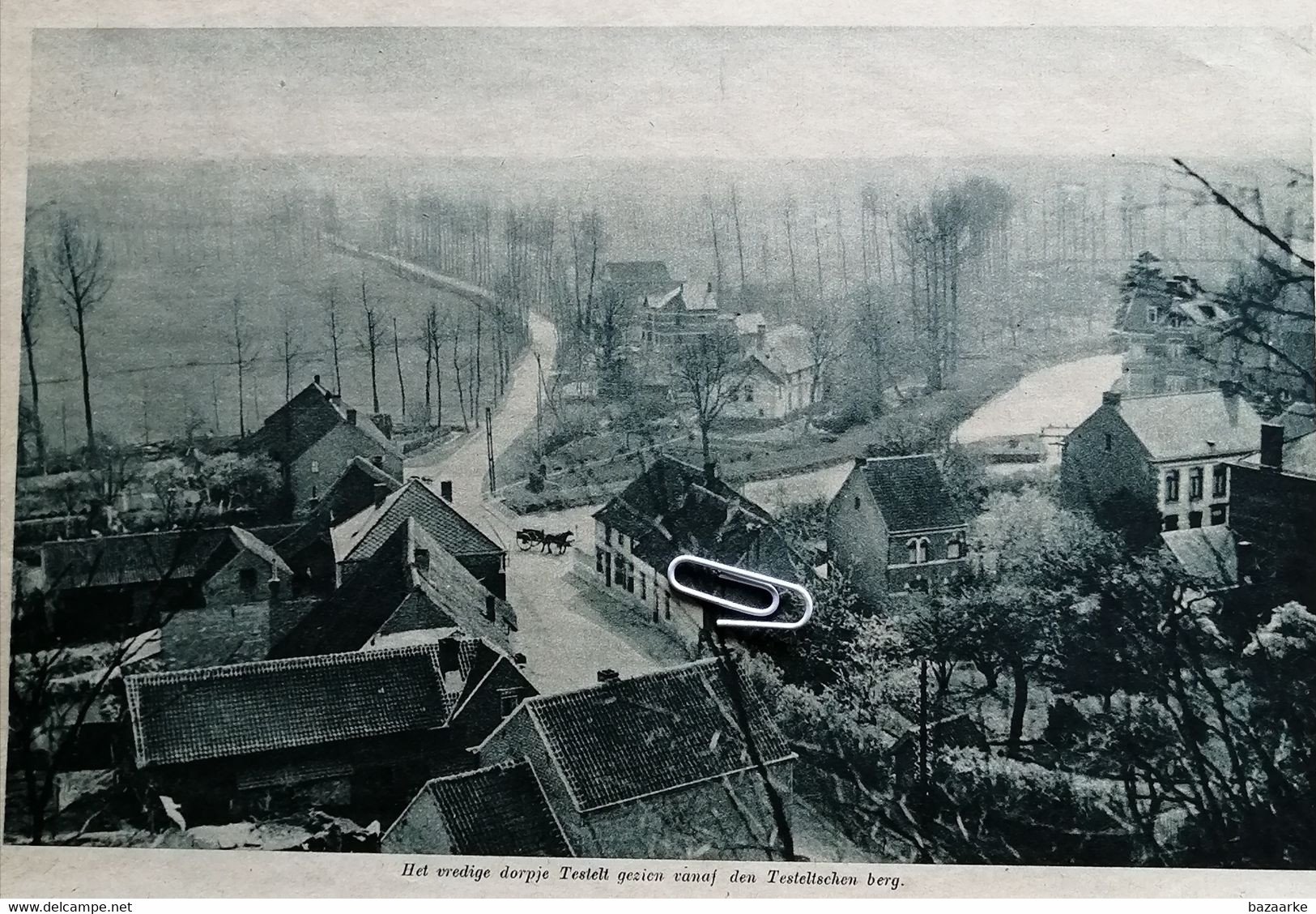 TESTELT 1936.. HET VREDIGE DORPJE TESTELT GEZIEN VANAF DEN TESTELTSCHEN BERG - Zonder Classificatie