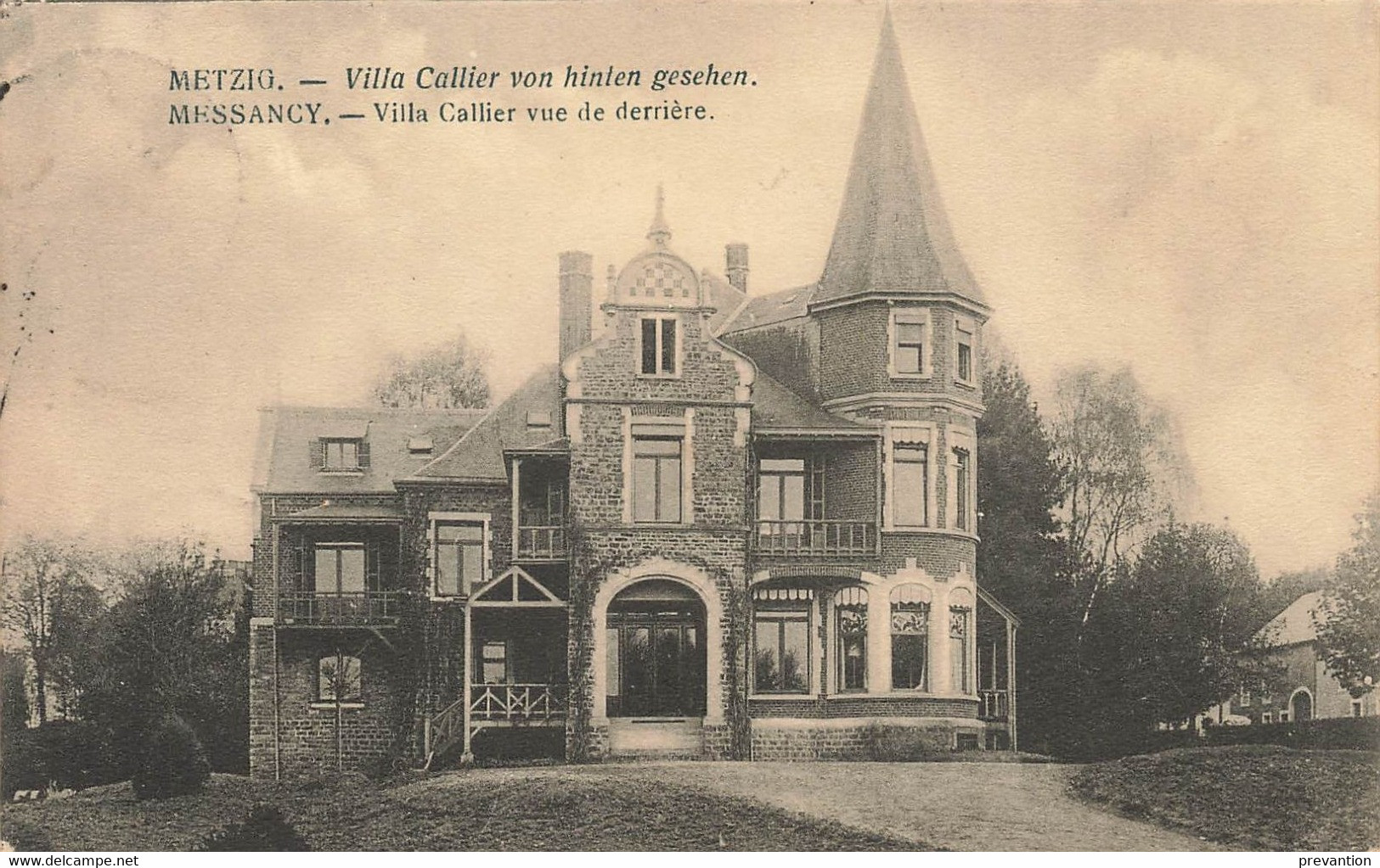 MESSANCY - Villa Callier Vue De Derrière - METZIG - Villa Callier Von Hinten Gesehen - Messancy
