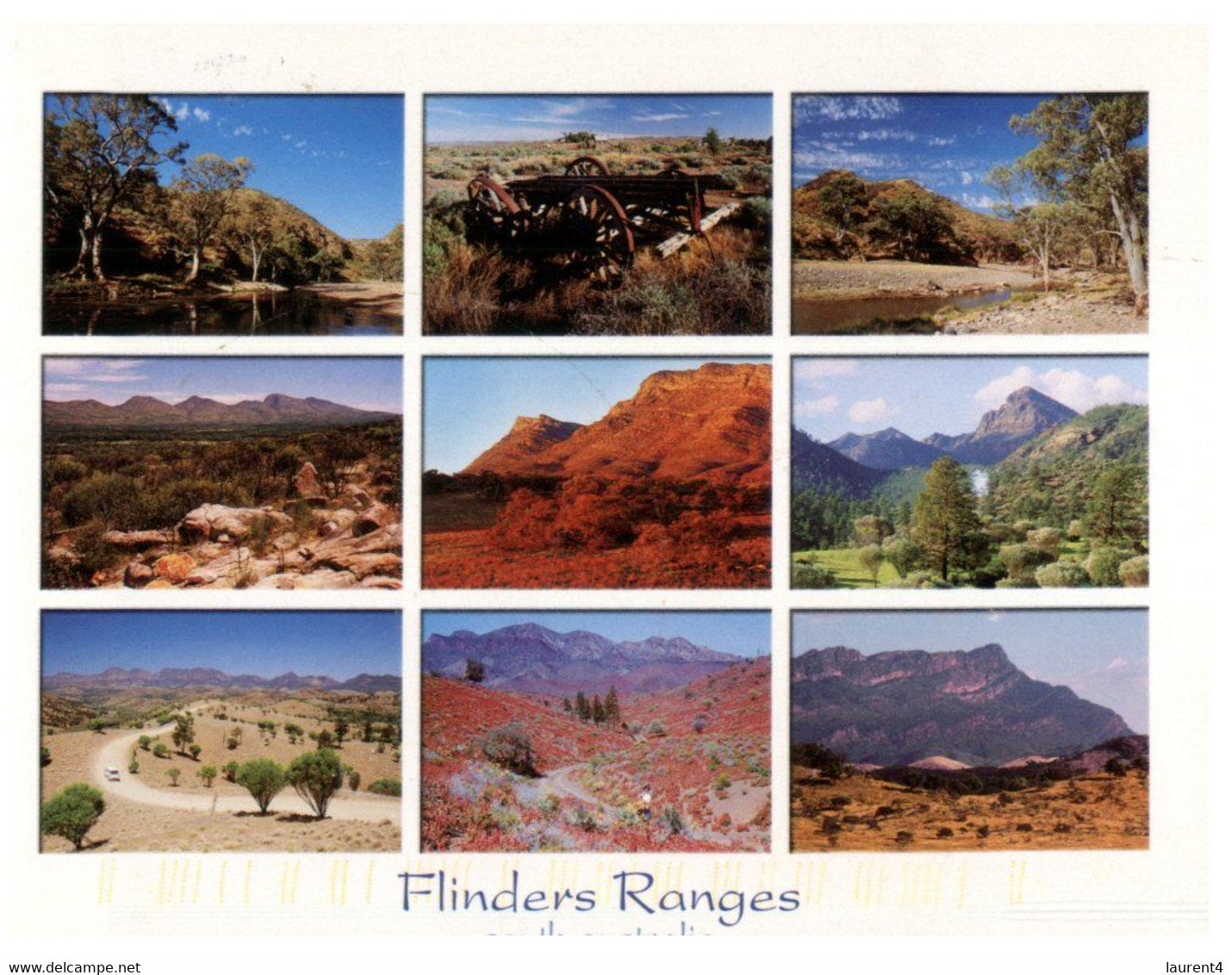 (NN 20) Australia - SA - Flinders Ranges (with Flower Stamp) - Flinders Ranges