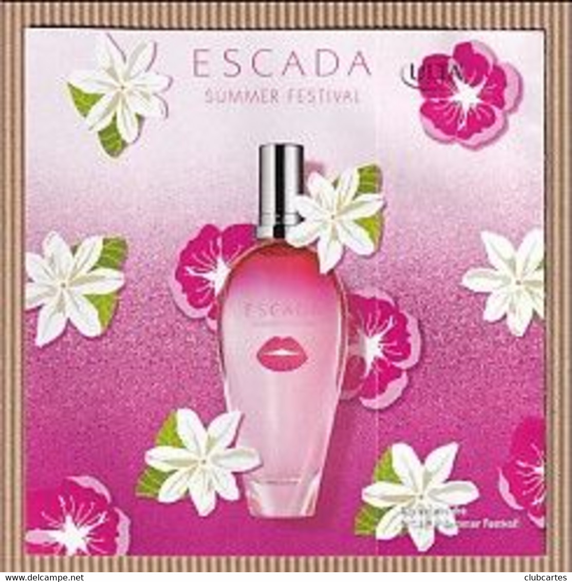 CC Carte Parfumée 'ESCADA' #3506 Perfume Card 5x5 - Modern (from 1961)