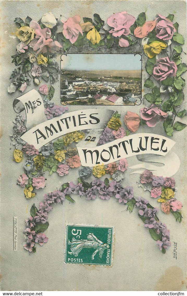 CPA FRANCE 01 "Montluel, Amitiés De Montluel". - Montluel