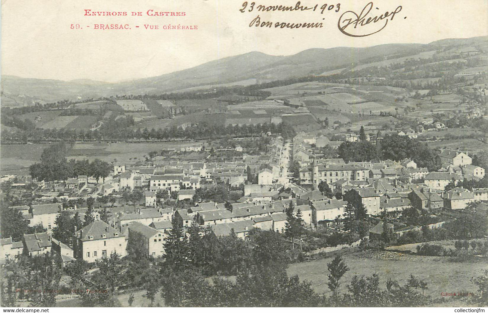 CPA FRANCE 81 "Brassac, Vue Générale". - Brassac