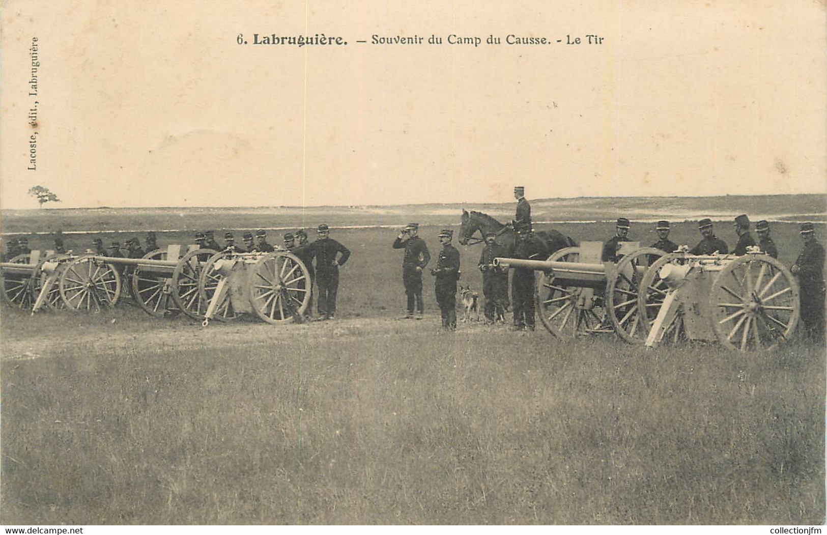 CPA FRANCE 81 " Labruguière, Souvenir Du Camp De Causse". - Labruguière