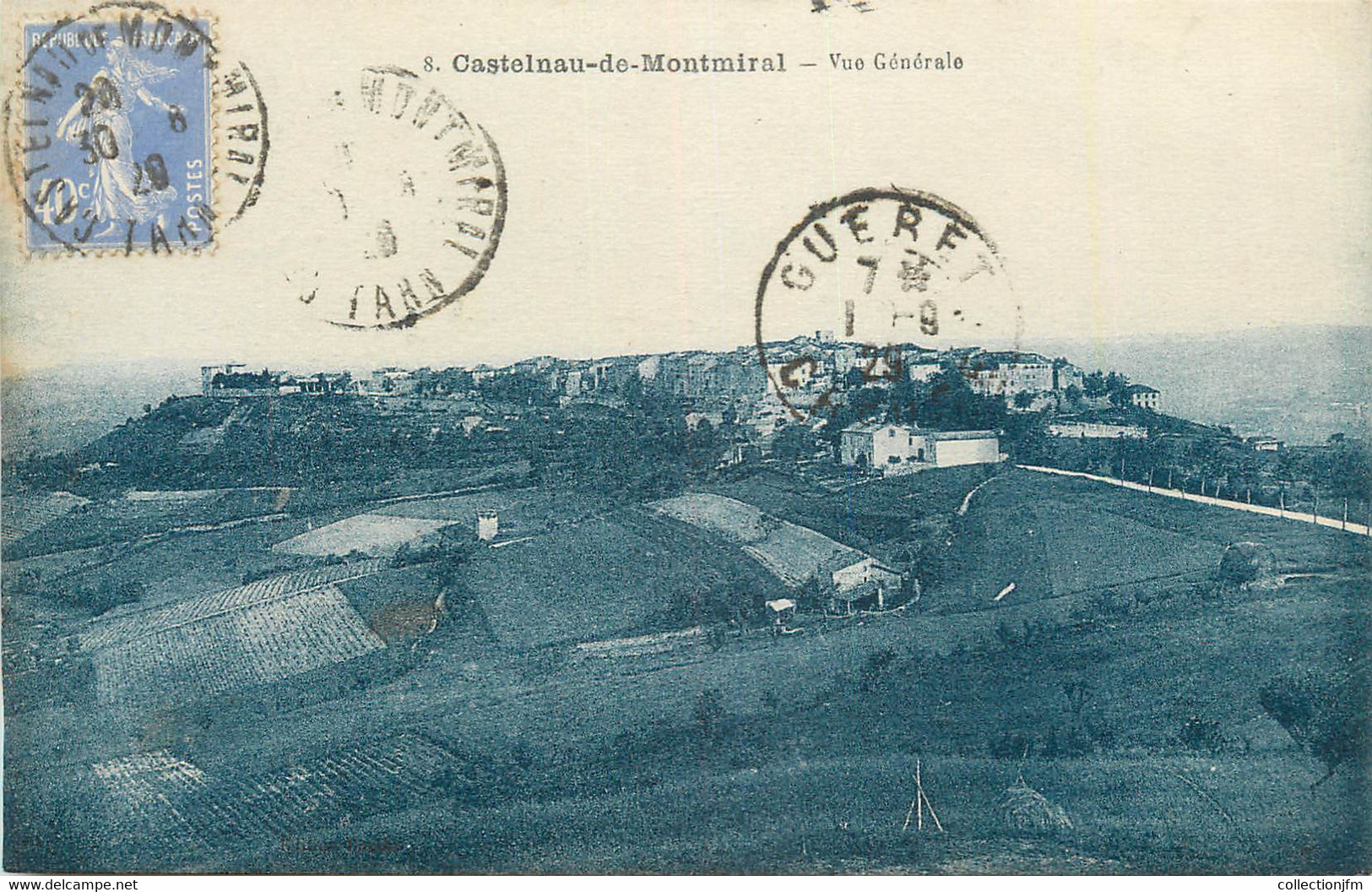 CPA FRANCE 81 "Castelnau De Montmiral, Vue Générale". - Castelnau De Montmirail