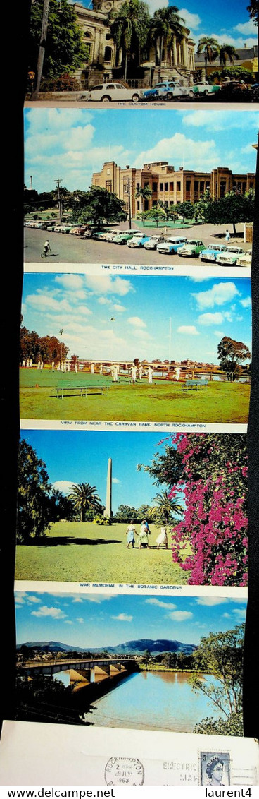 (Booklet 122) Australia - QLD - Rockhampton (older Photos) Written With Stamp - Rockhampton