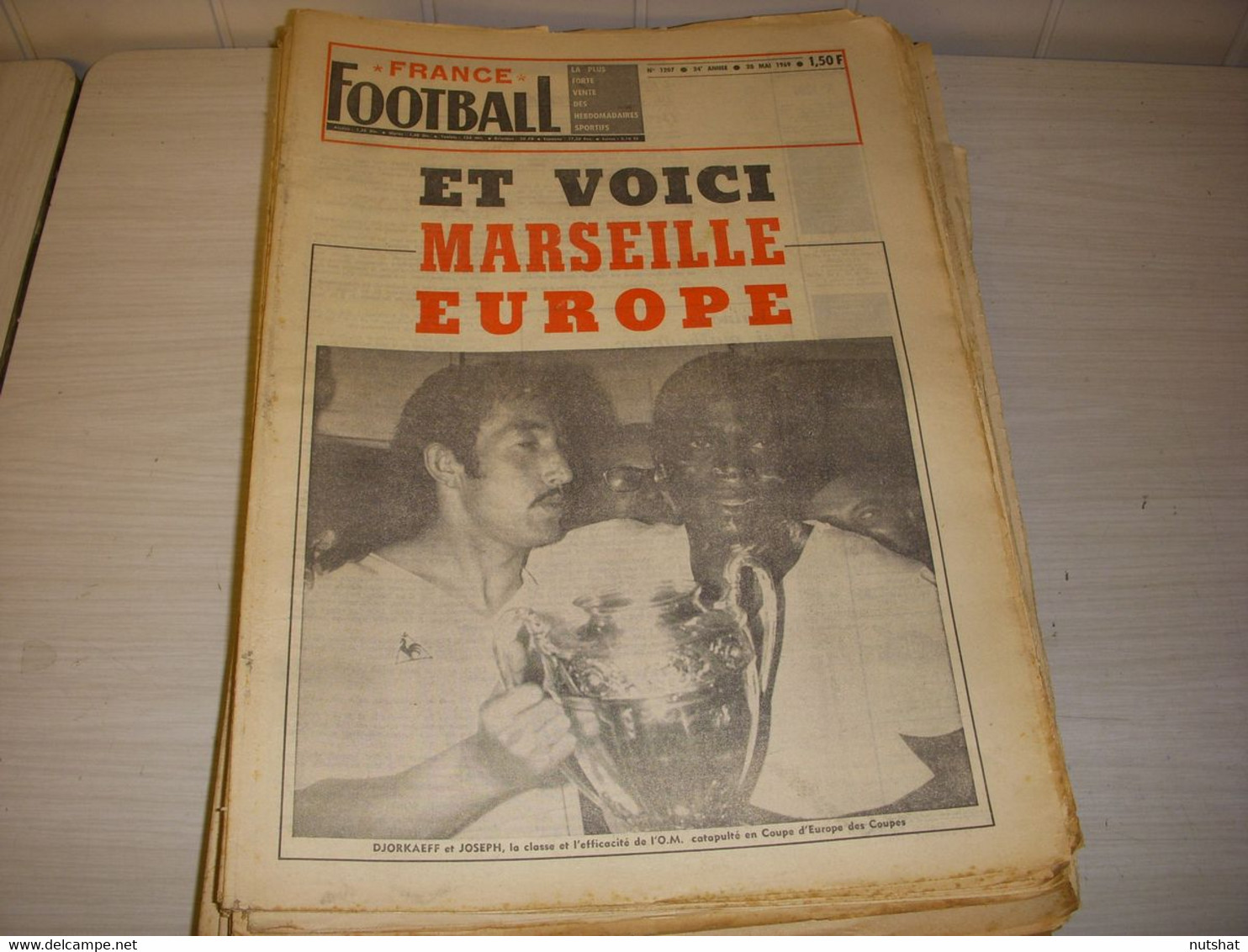 FRANCE FOOTBALL 1207 20.05.1969 COUPE FRANCE MARSEILLE MILAN AC RIVERA ZATELLI - Other & Unclassified